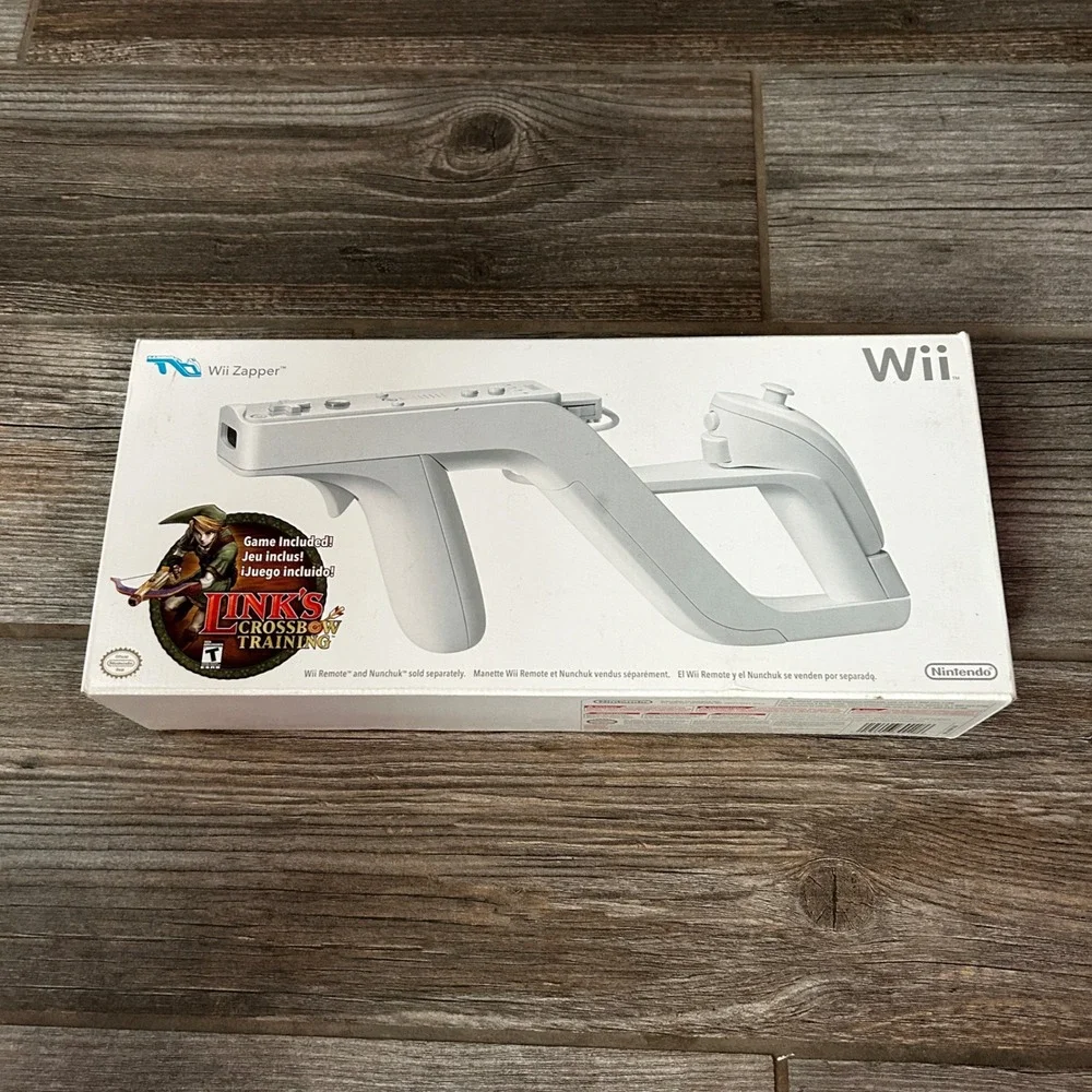 Nintendo Wii Zapper Light Gun Peripheral Link's Crossbow‎ Controller Included